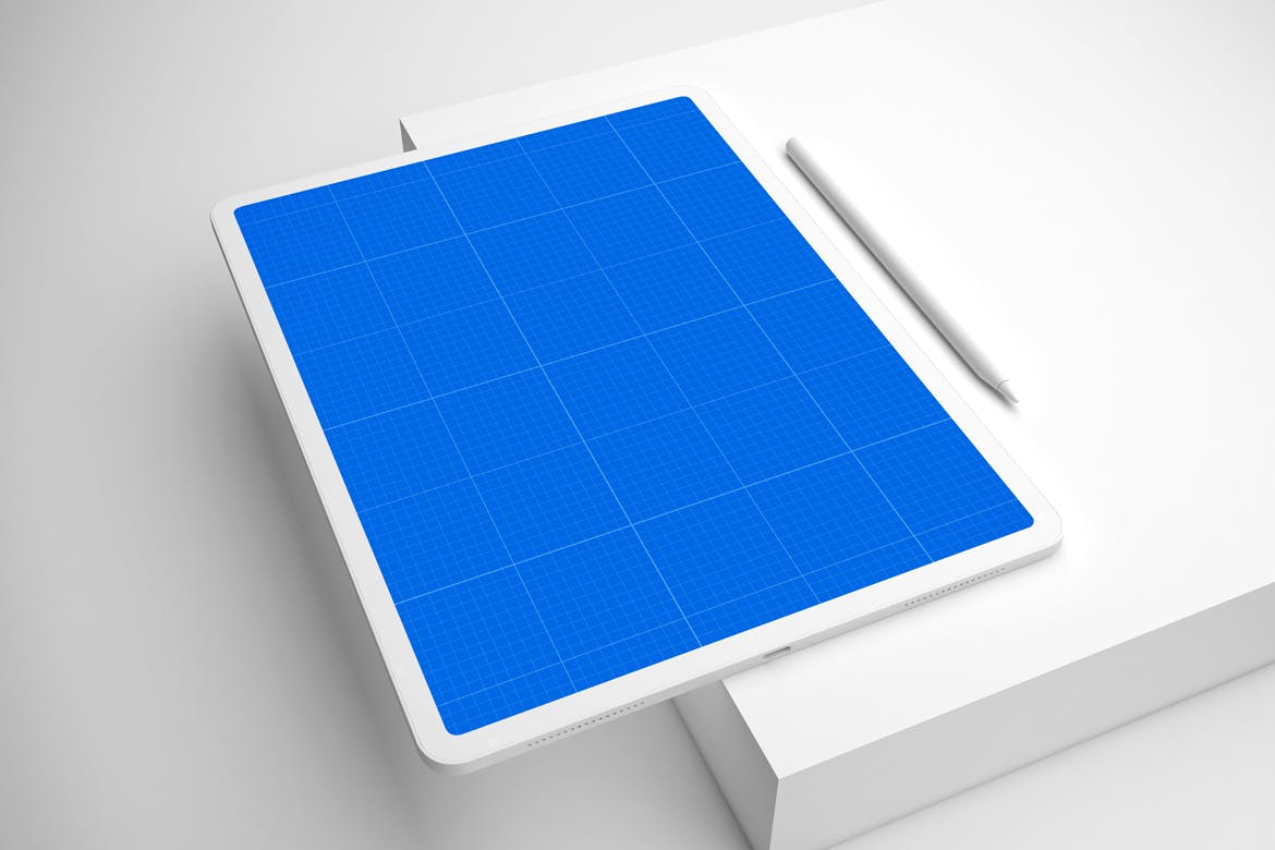 简约风格背景iPad Pro平板电脑第一素材精选样机模板v2 Clean iPad Pro V.2 Mockup插图(8)