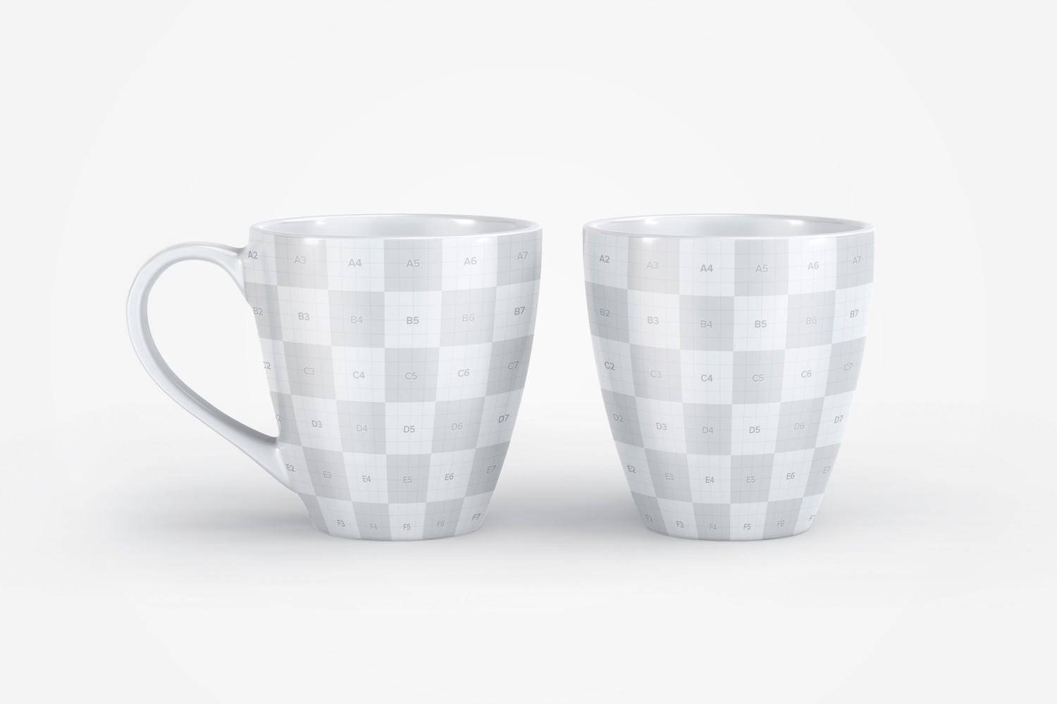 宽口马克杯陶瓷杯图案设计展示第一素材精选v10 Mug Mockup 10插图(1)