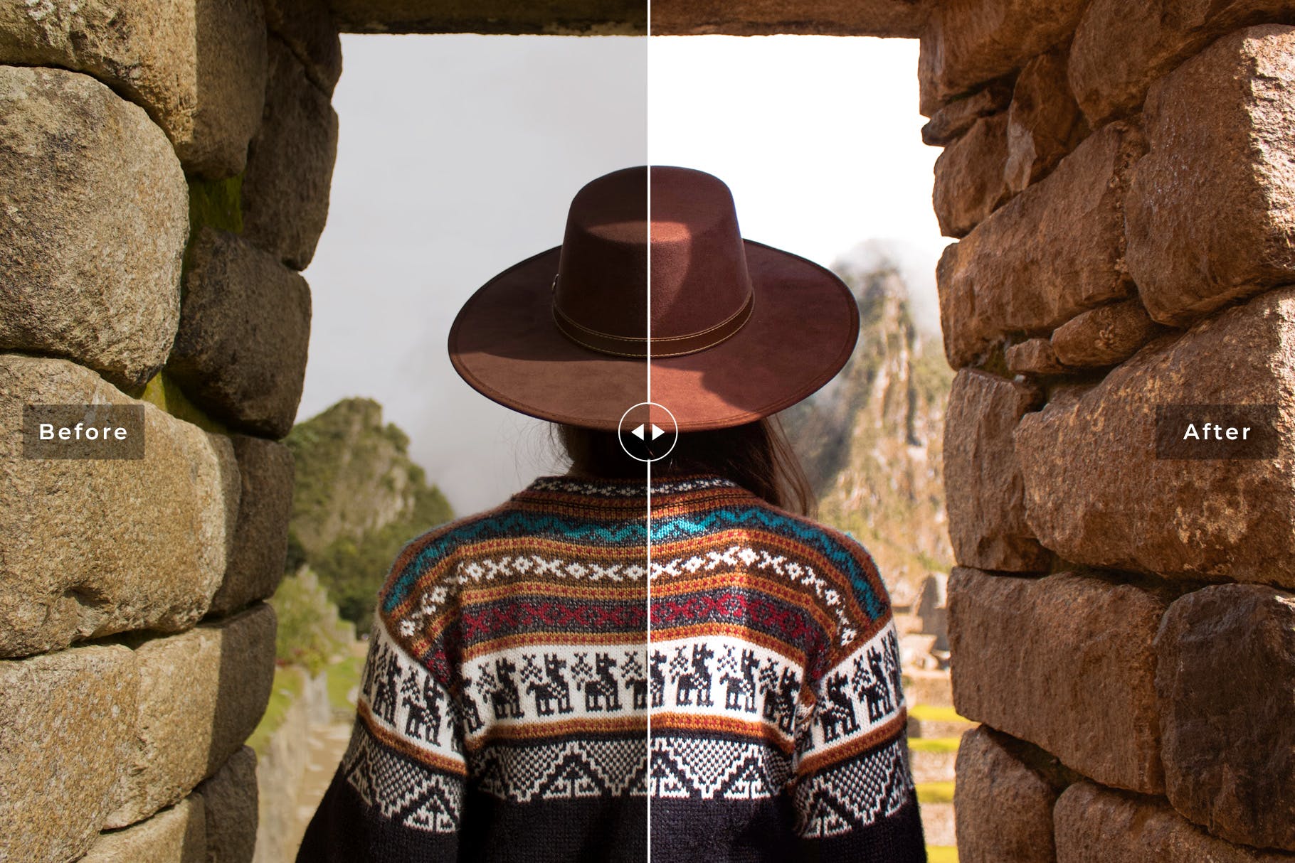 美丽山景摄影照片后期调色Lightroom预设 Machu Picchu Mobile & Desktop Lightroom Presets插图(2)