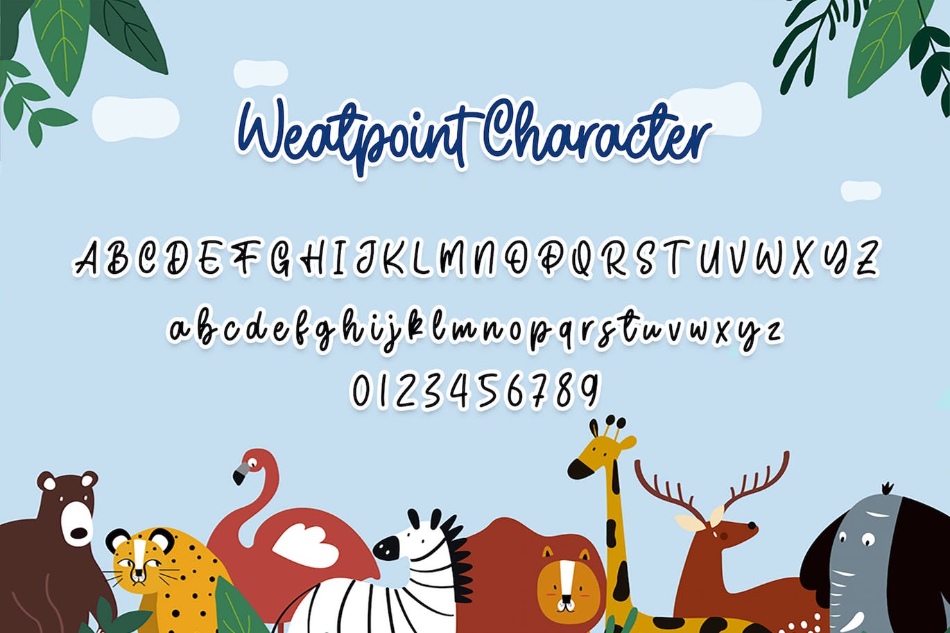 儿童主题设计创意英文手写字体蚂蚁素材精选 Weatpoint – Playful Script Font插图(12)
