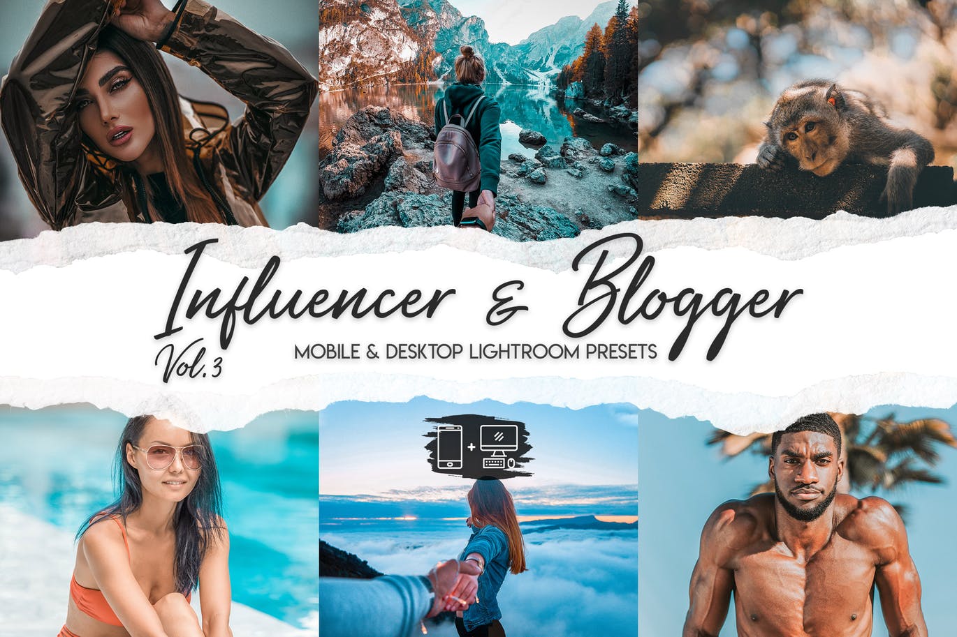 博主必备的生活&旅行照片调色滤镜大洋岛精选LR预设v3 Influencer & Blogger Vol. 3插图