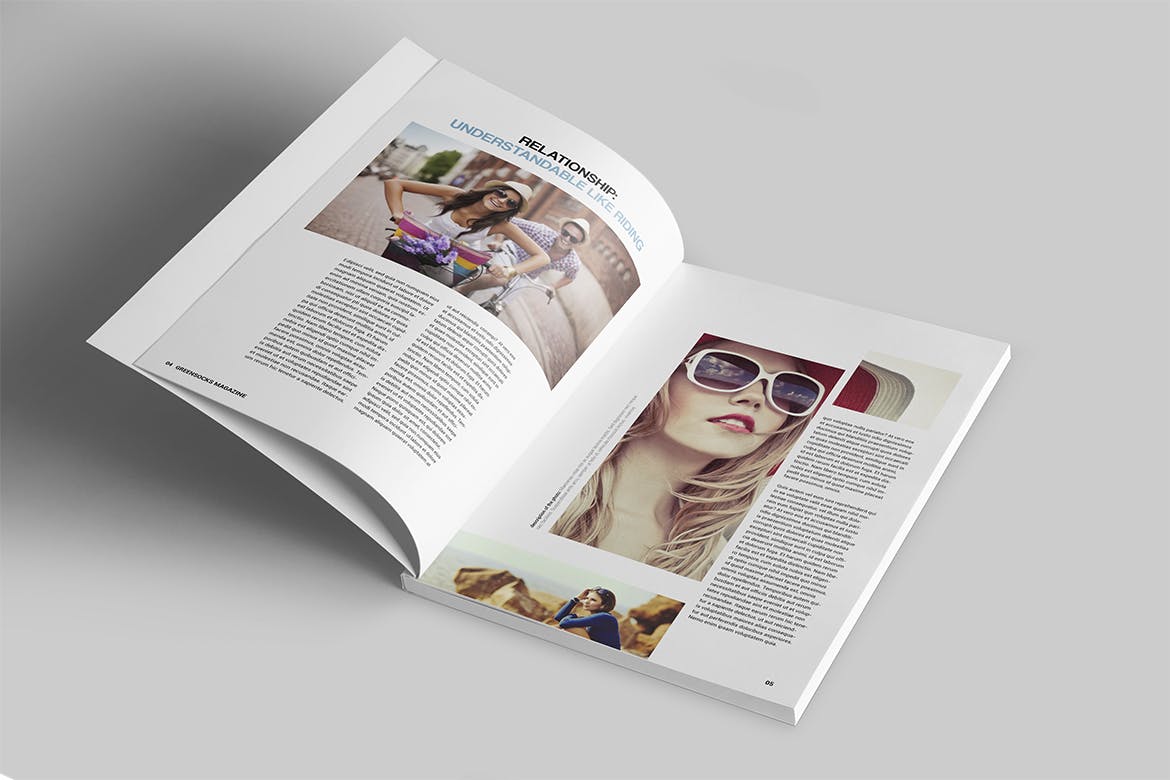 多用途大洋岛精选杂志版式设计InDesign模板 Magazine Template插图2