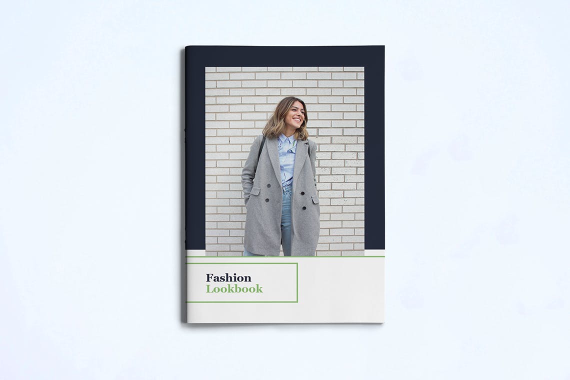 时装订货画册/新品上市产品第一素材精选目录设计模板v1 Fashion Lookbook Template插图(2)