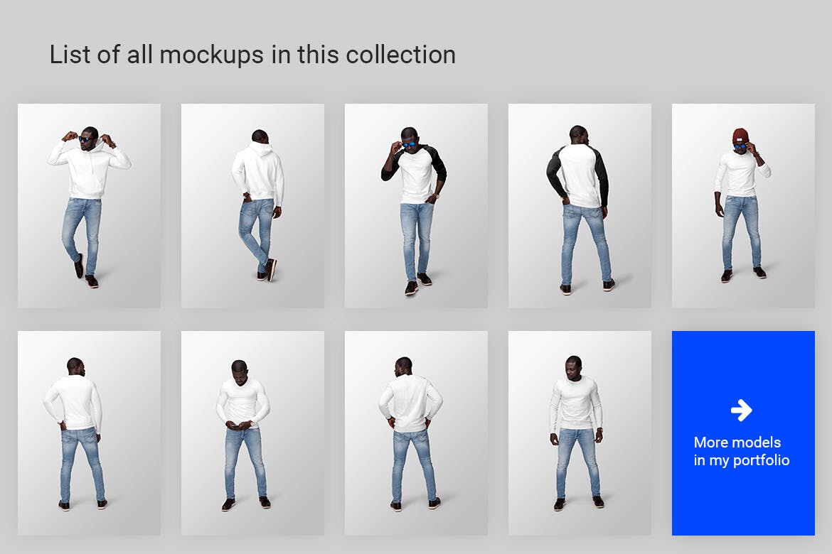 服装电商必备的终极男士服饰产品展示样机第一素材精选模板v12 Ultimate Apparel Mockup Vol. 12插图(4)