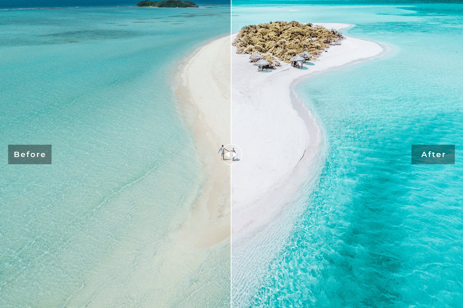 海洋蓝调色滤镜第一素材精选LR预设-海岛/沙滩/大海摄影调色绝配 Ocean Blue Mobile & Desktop Lightroom Presets插图(5)