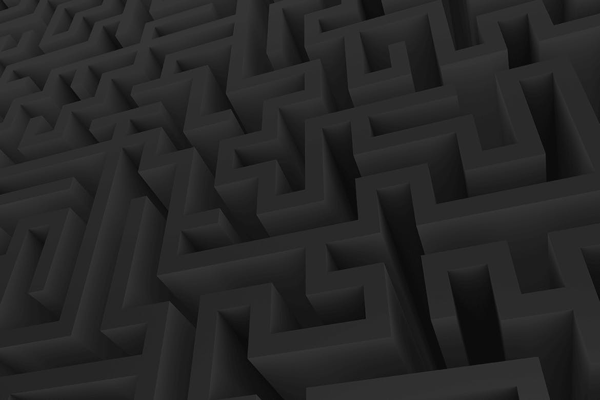 10款无尽迷宫3D几何抽象图形背景素材 Endless Maze 3D Background Set插图(10)