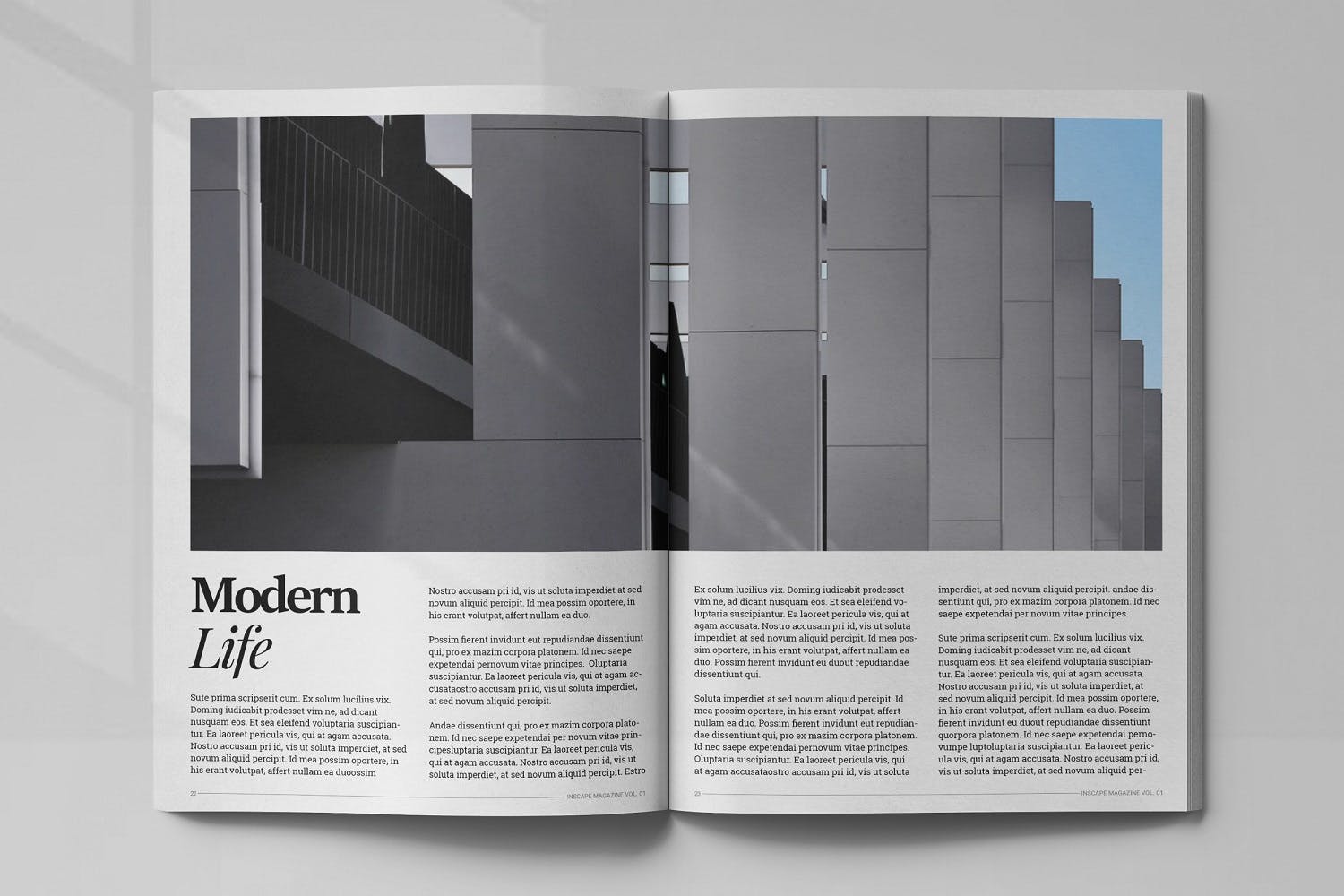 室内设计主题第一素材精选杂志排版设计模板 Inscape Interior Magazine插图(11)