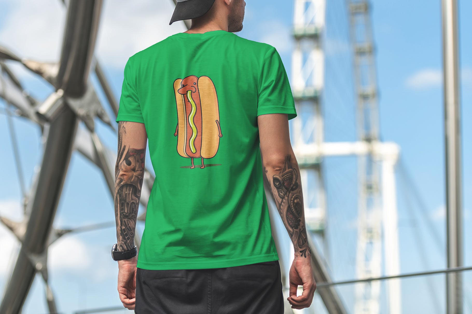 城市系列-印花T恤产品展示样机大洋岛精选模板v8 T-Shirt Mockup Urban Edition Vol. 8插图4
