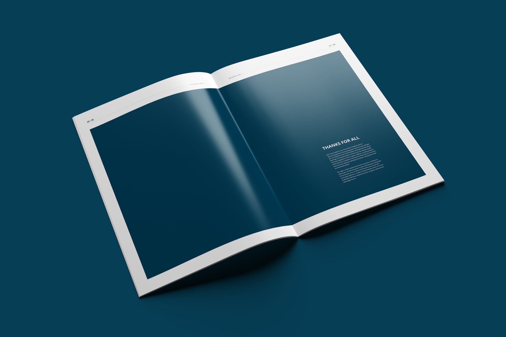 2020年企业年终总结报告设计INDD模板 Annual Report 2020 | 28 Pages插图(12)