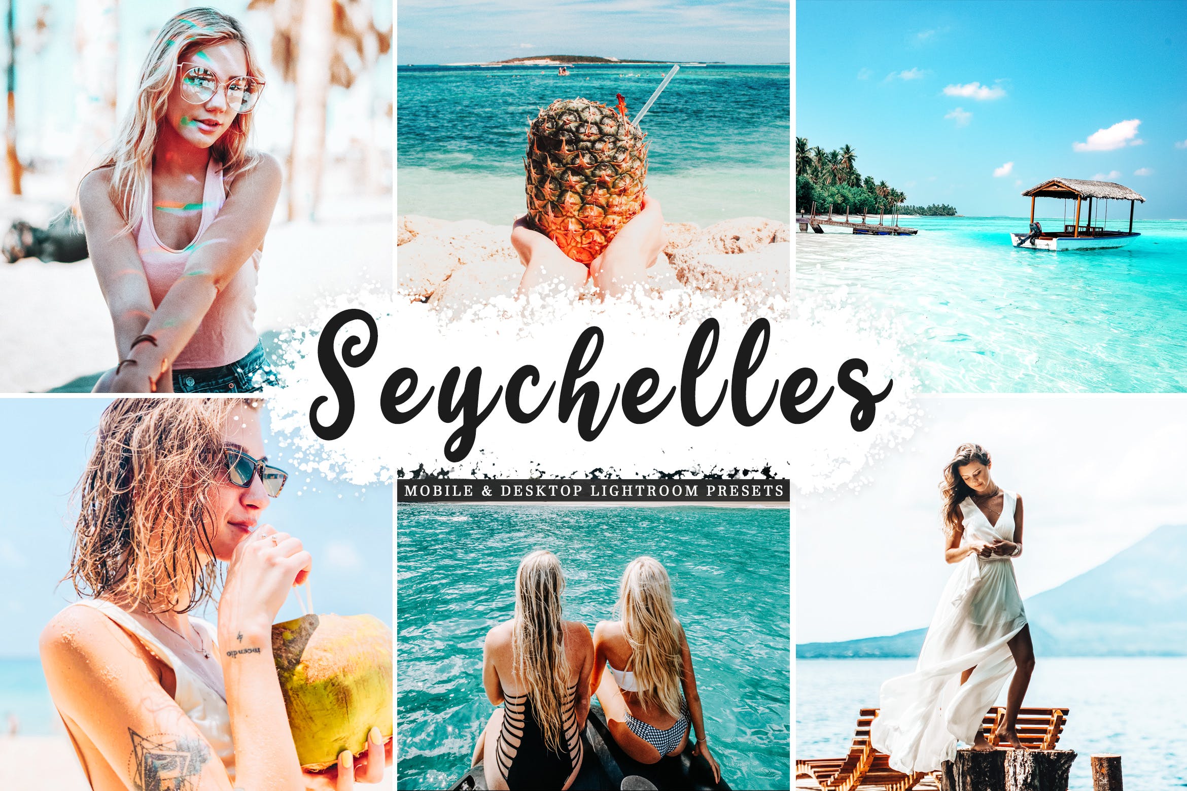 摄影大师必备明亮自然鲜艳色调照片处理大洋岛精选LR预设 Seychelles Mobile & Desktop Lightroom Presets插图