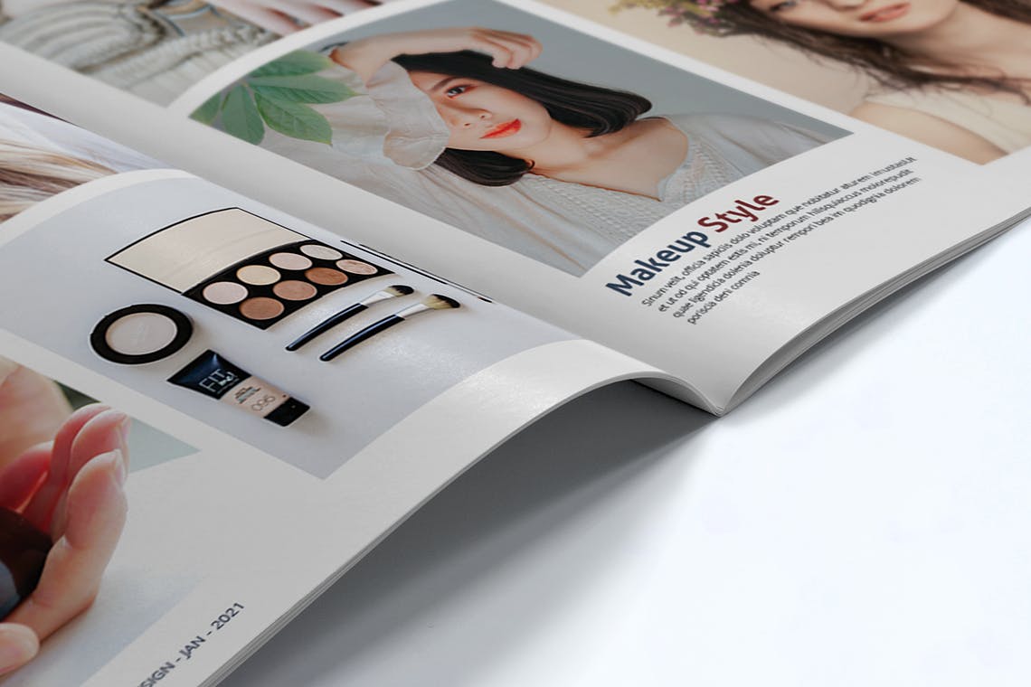 女性时尚服饰产品画册第一素材精选Lookbook设计模板 Fashion Lookbook Template插图(10)