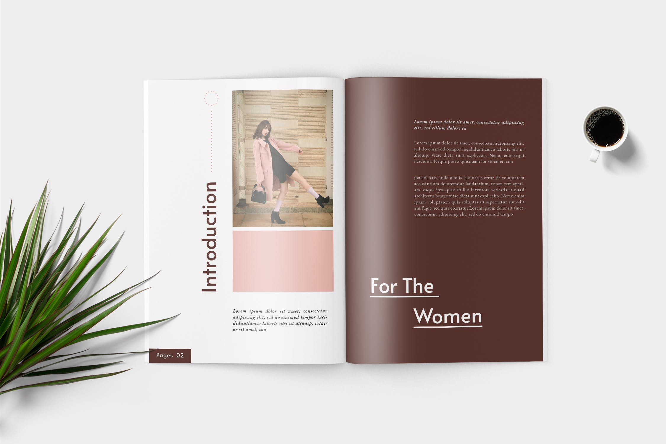 时装产品大洋岛精选目录设计模板 Elana Fashion Lookbook Catalogue插图2