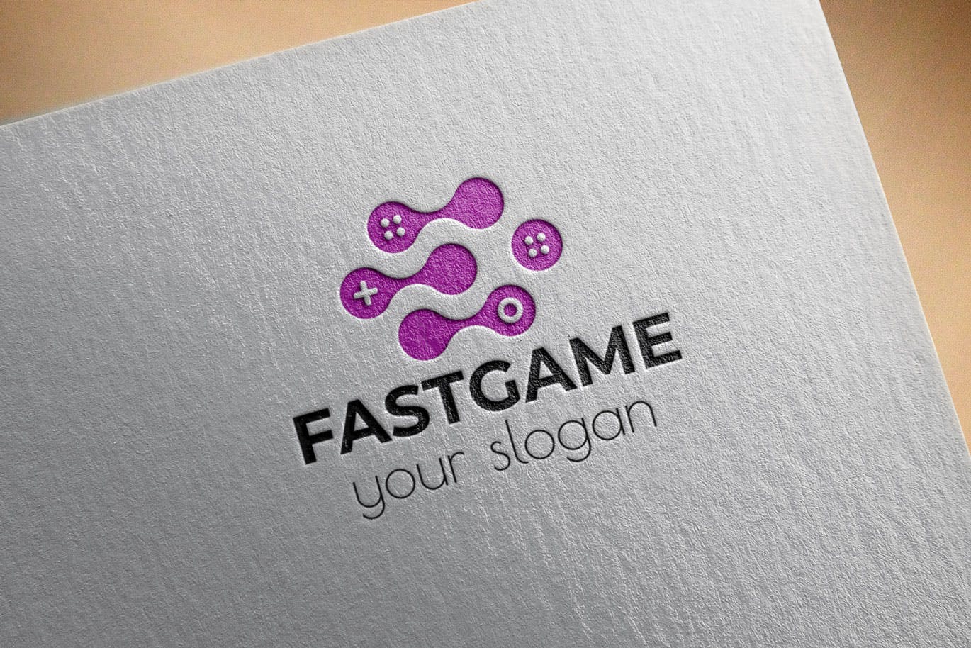 游戏加速器Logo设计第一素材精选模板 Fast Game Business Logo Template插图(2)