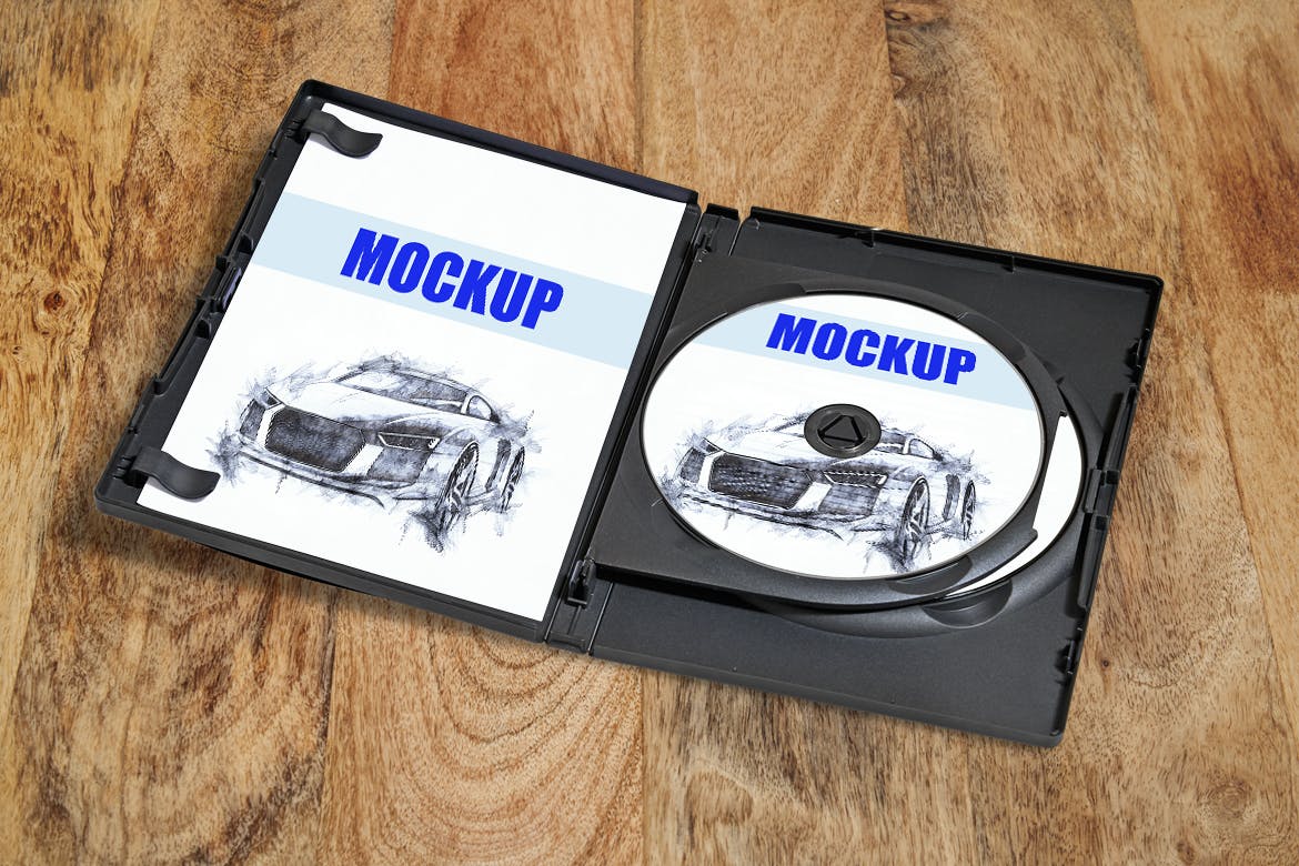 DVD/CD光盘包装设计效果图第一素材精选02 DVD/CD packaging_Mockup_02插图(4)