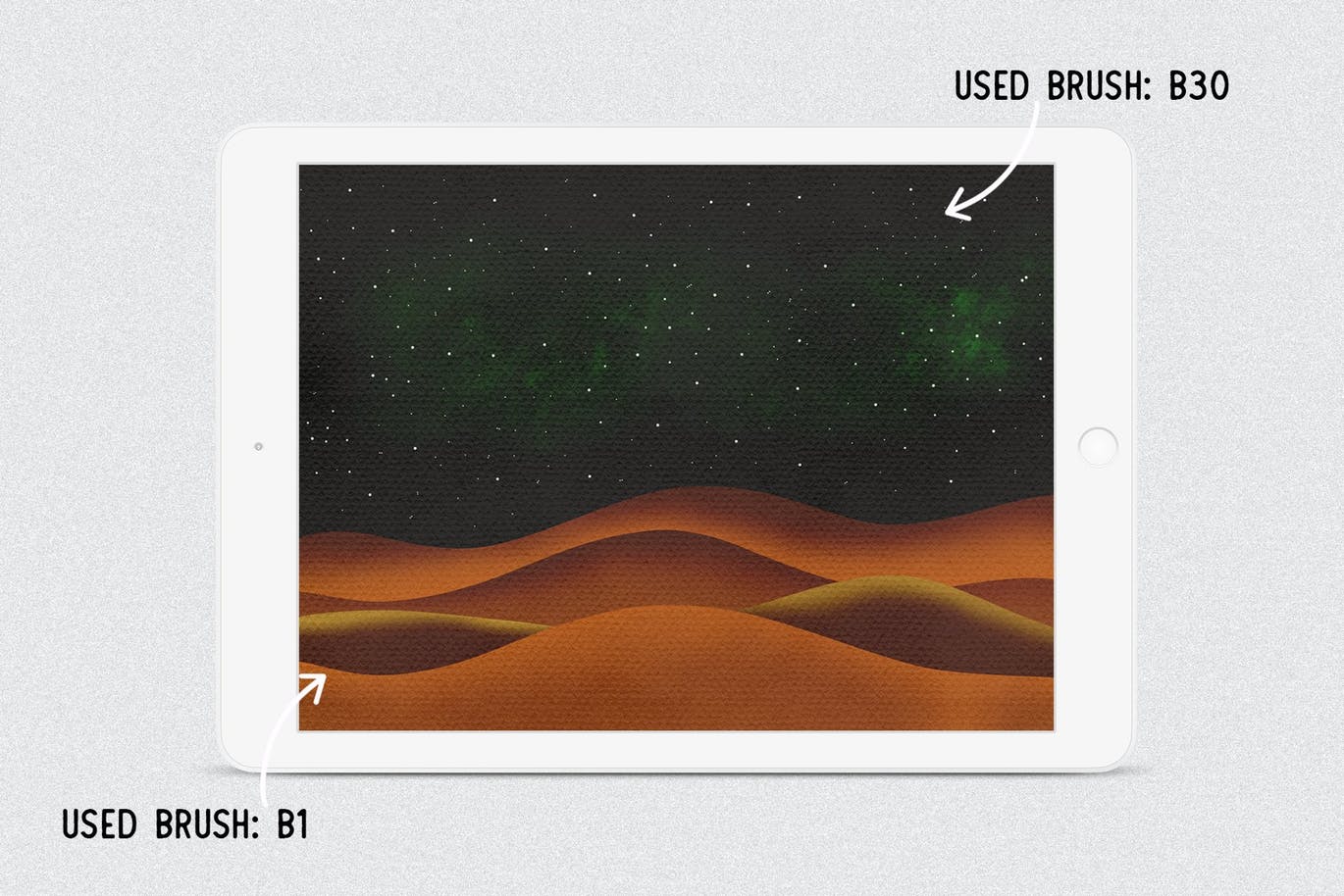 30种不同样式的Procreate专用混合笔刷蚂蚁素材精选 Procreate: Blender Brushes插图(4)