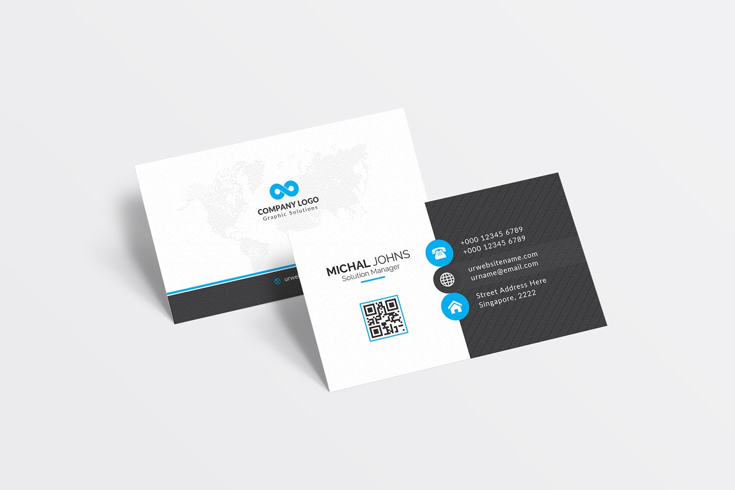 经典排版风格企业第一素材精选名片模板 Business Card插图(1)