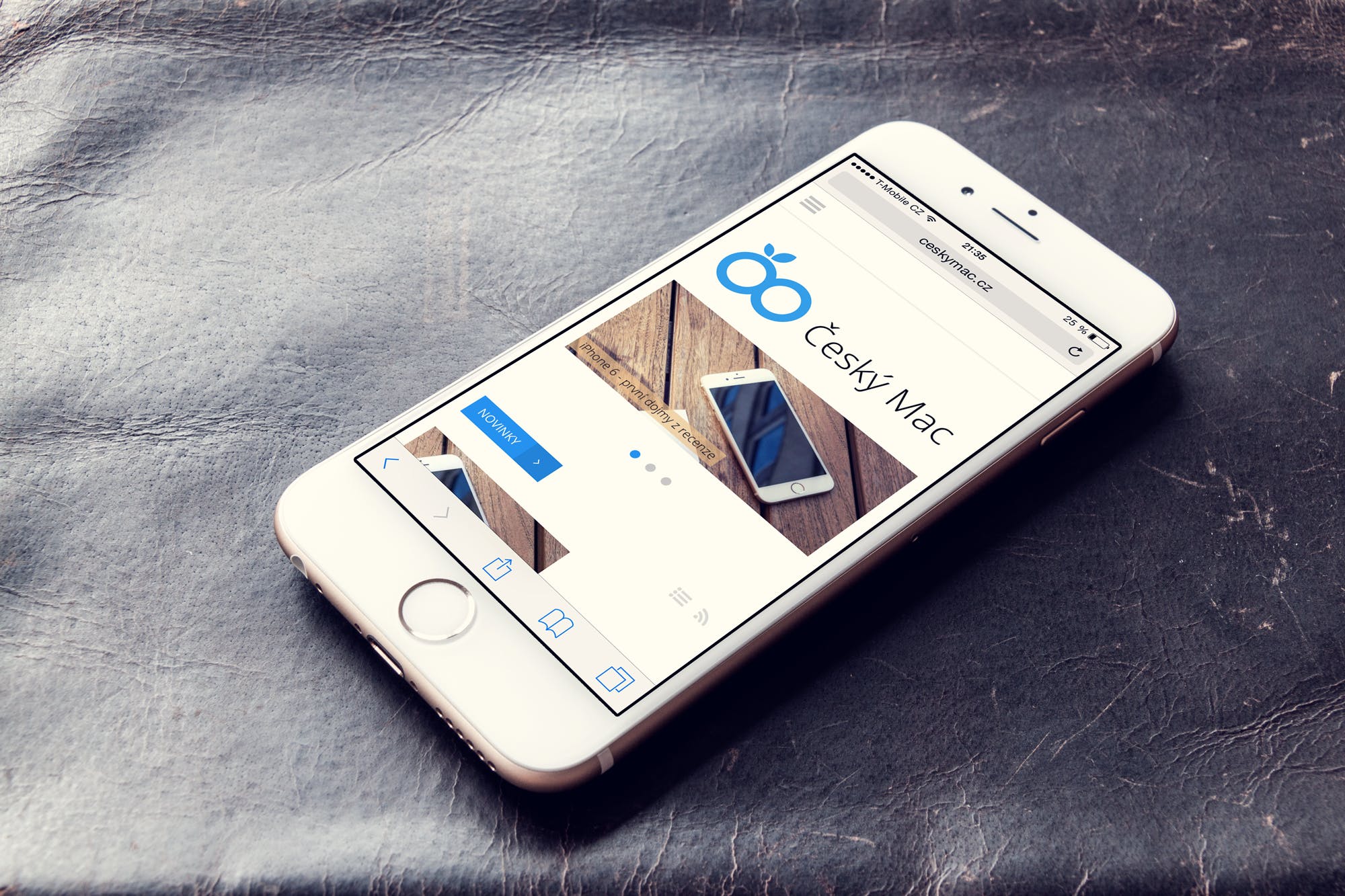 实景背景实体按键款iPhone手机屏幕预览第一素材精选样机 Phone 6 – Photorealistic Mock-Up插图(9)