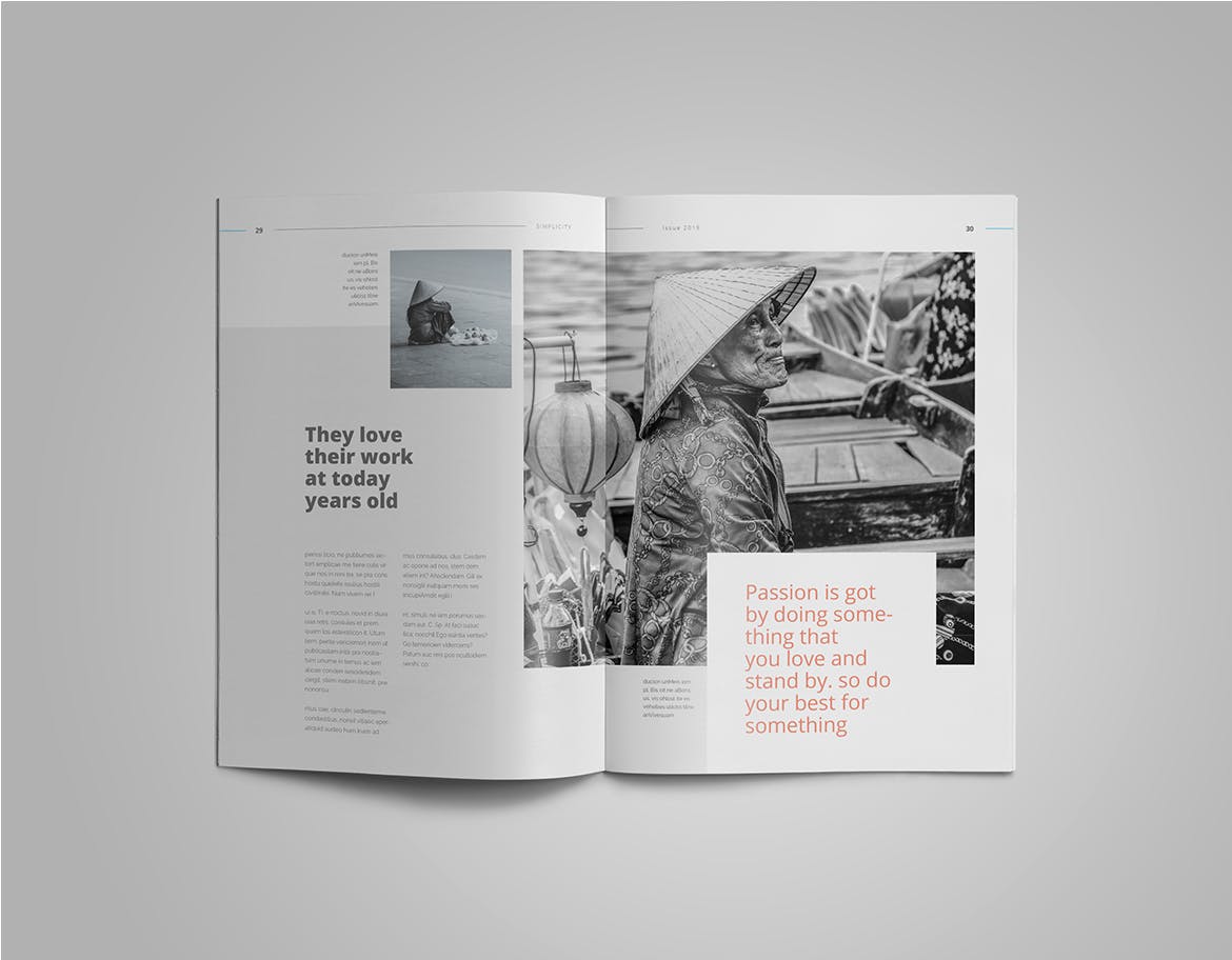 职场/人力资源主题蚂蚁素材精选杂志排版设计模板 Lastjob | Magazine Template插图(14)
