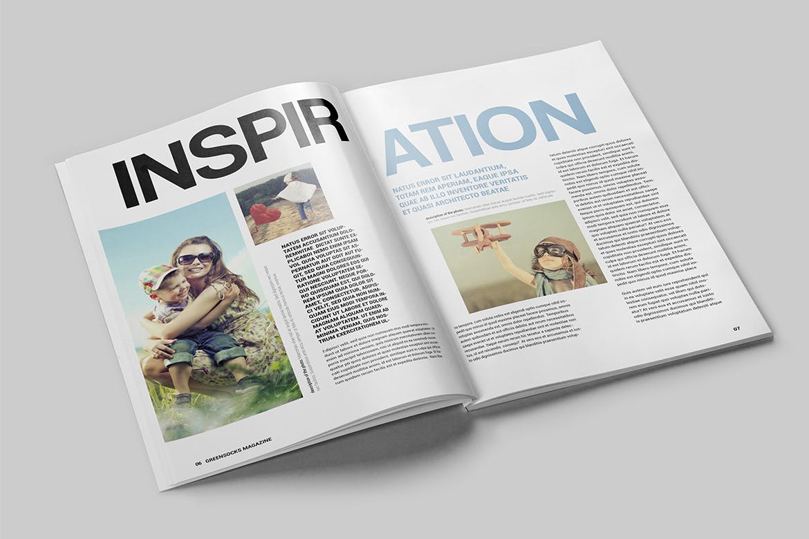 多用途大洋岛精选杂志版式设计InDesign模板 Magazine Template插图3