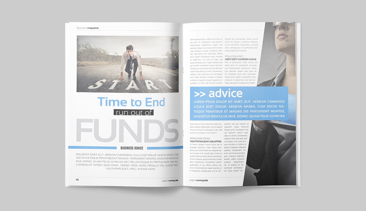 商务/金融/人物第一素材精选杂志排版设计模板 Magazine Template插图(5)