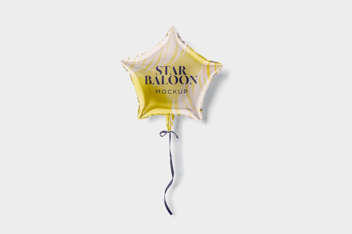 气球星星装饰物图案设计样机第一素材精选模板 Star Balloon Mockup插图(4)