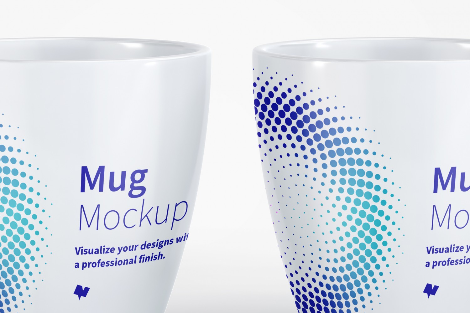宽口马克杯陶瓷杯图案设计展示第一素材精选v10 Mug Mockup 10插图