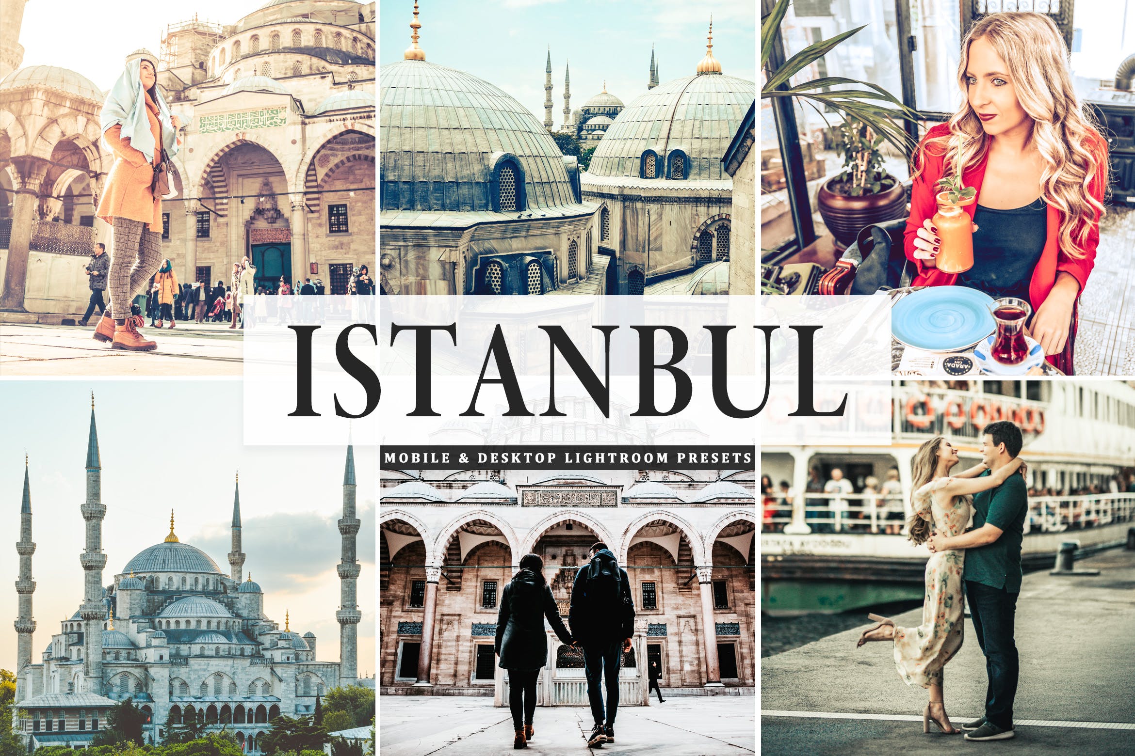 伊斯坦布尔旅行照片&风景照Lightroom调色预设 Istanbul Mobile & Desktop Lightroom Presets插图
