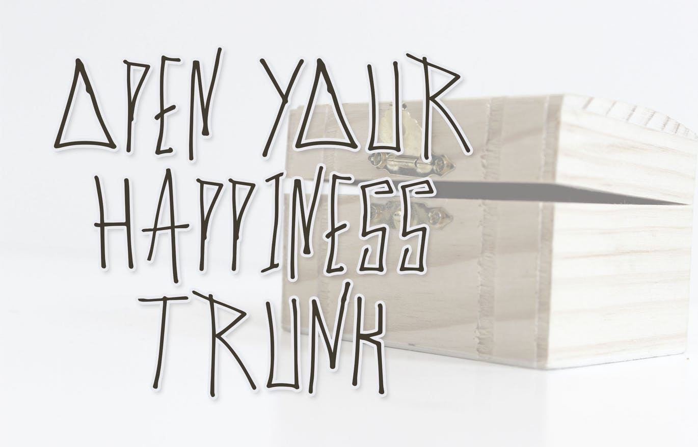 独特笔画创意英文手写字体第一素材精选 Cyber Trunk – Handwritten Font插图(1)