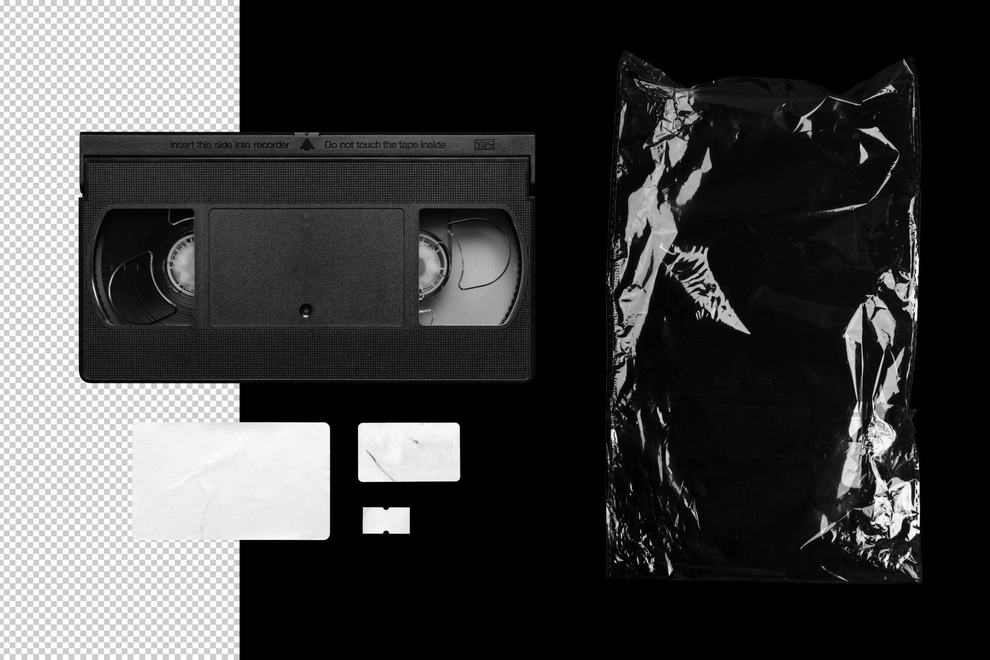 VHS磁带设计效果图第一素材精选样机 VHS Cassette Mockup插图(6)