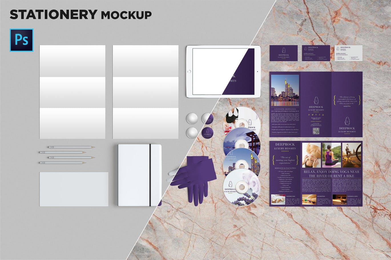 品牌VI标识设计企业办公文具第一素材精选模板03 Brand Identity / Stationery Mockup 03插图