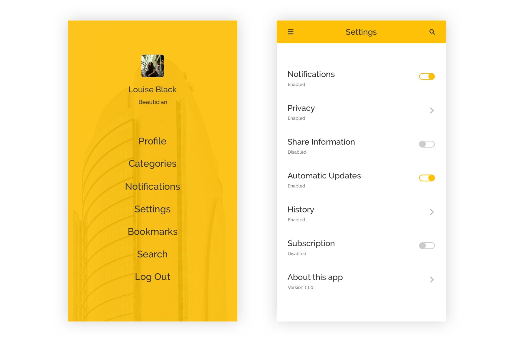 目录列表&黄页APP应用UI设计第一素材精选套件 Directory – Listing Mobile App – Adobe Illustrator插图(6)