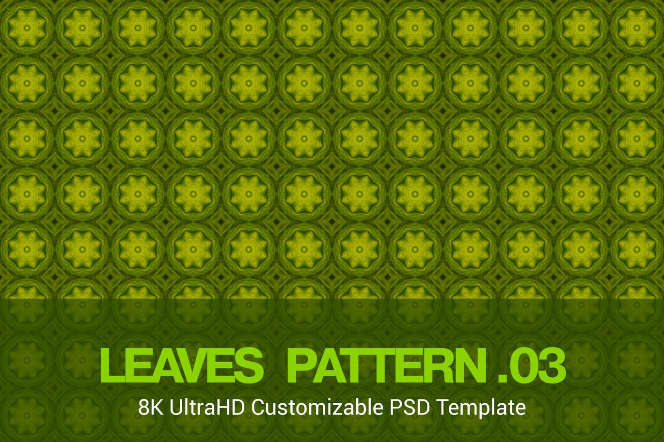 8K超高清无缝叶子/树叶图案背景图素材v03 8K UltraHD Seamless Leaves Pattern Background插图
