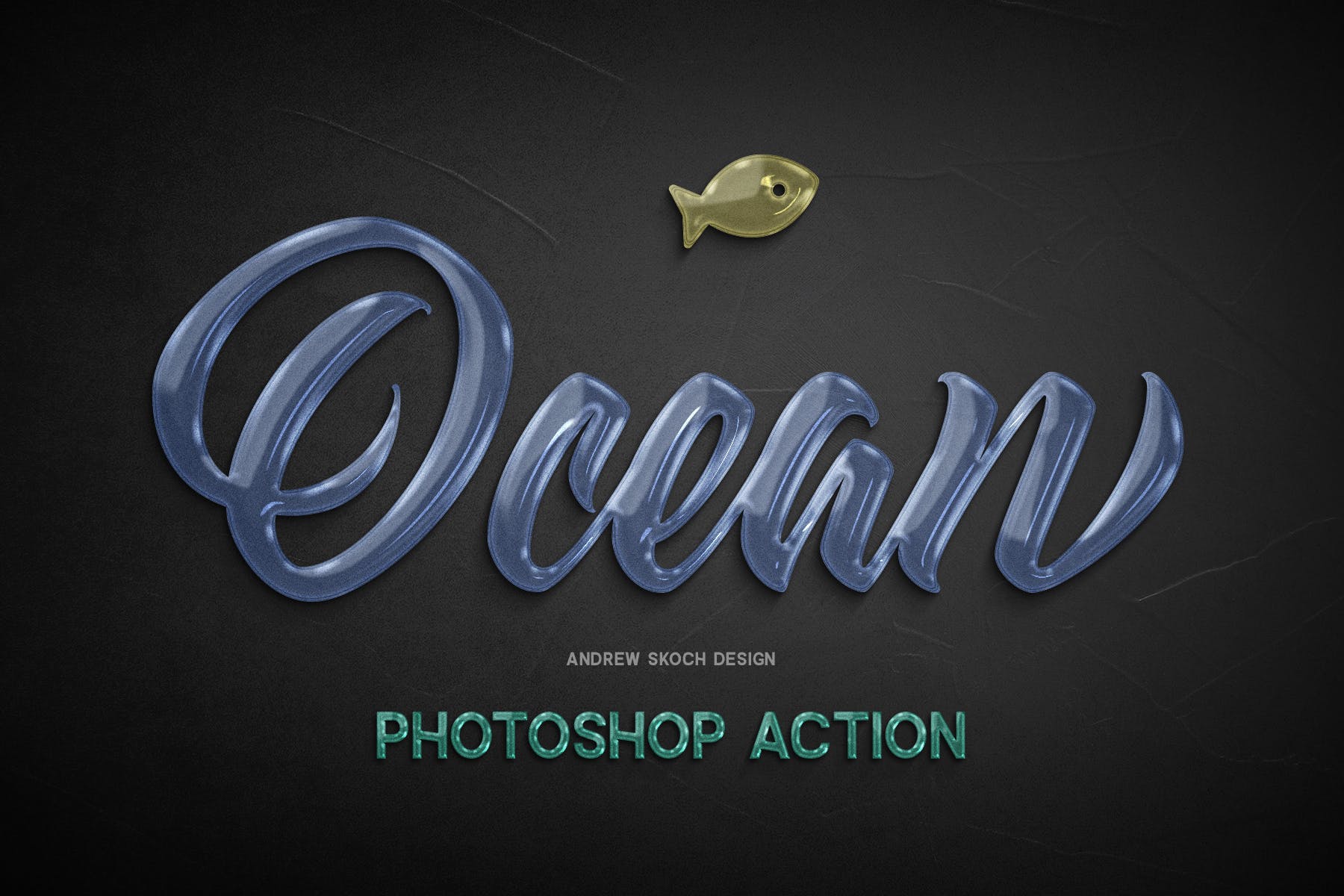 一键生成创意玻璃文字大洋岛精选PS动作 Glass Photoshop Action插图8