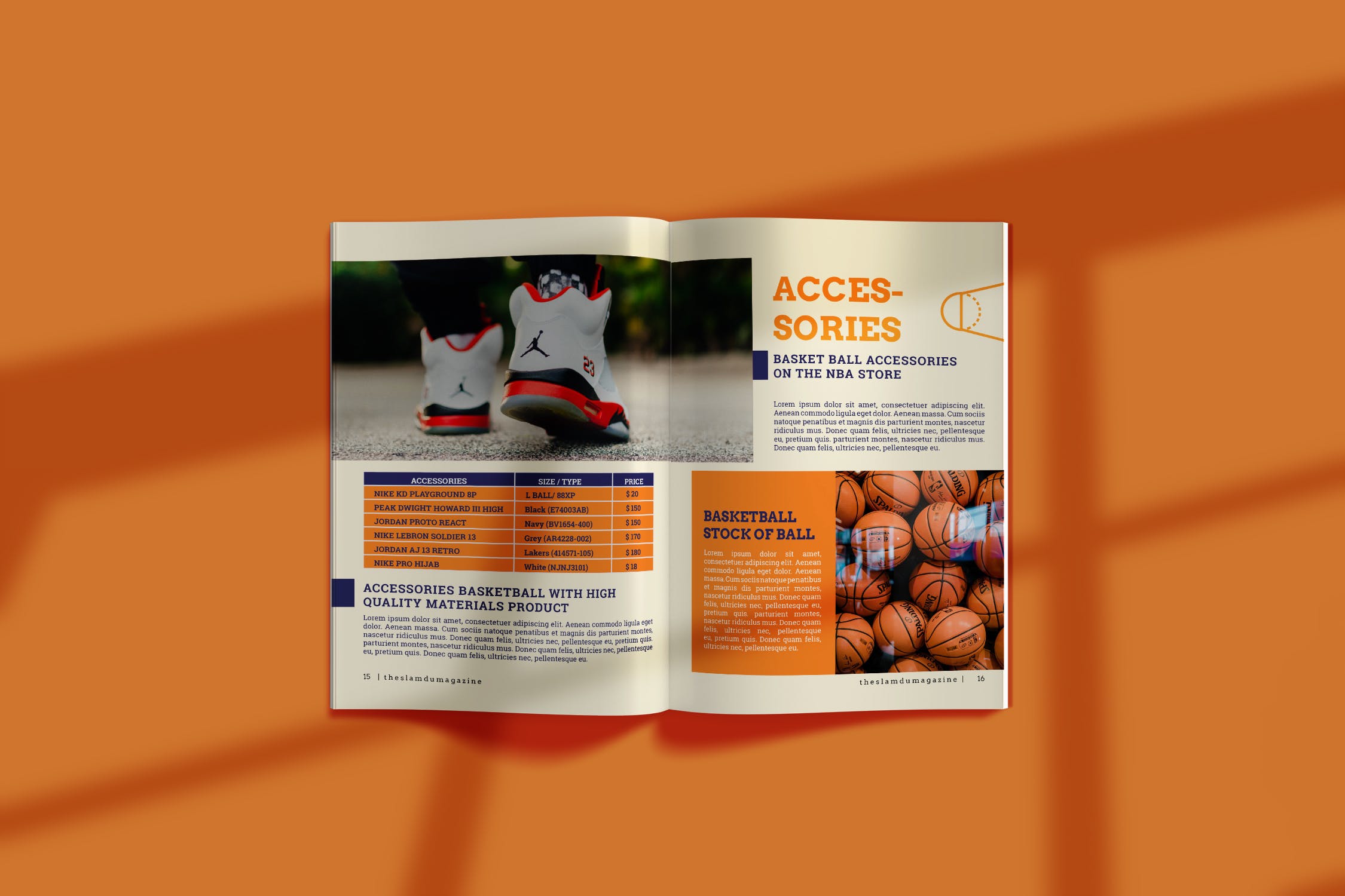 体育运动主题大洋岛精选杂志设计InDesign模板 Slamdum –  Sport Magazine Template插图3