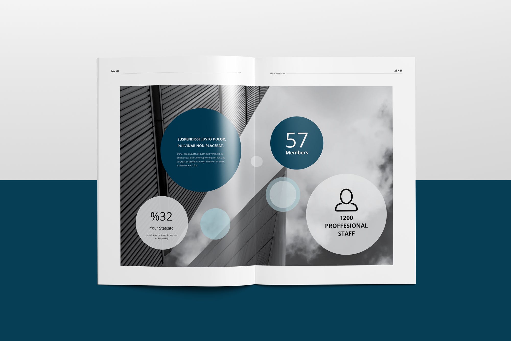2020年企业年终总结报告设计INDD模板 Annual Report 2020 | 28 Pages插图11