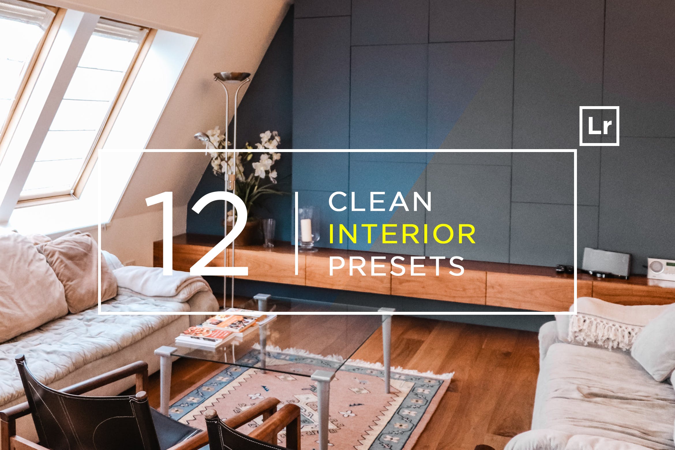 12款室内摄影必备的调色滤镜第一素材精选LR预设 12 Clean Interior Lightroom Presets插图