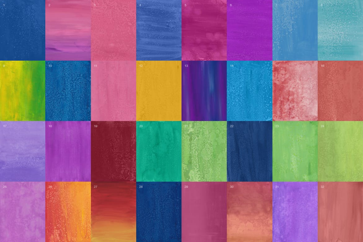 多彩水粉水彩抽象肌理纹理大洋岛精选背景 Gouache Abstract Backgrounds – Different Colors插图8
