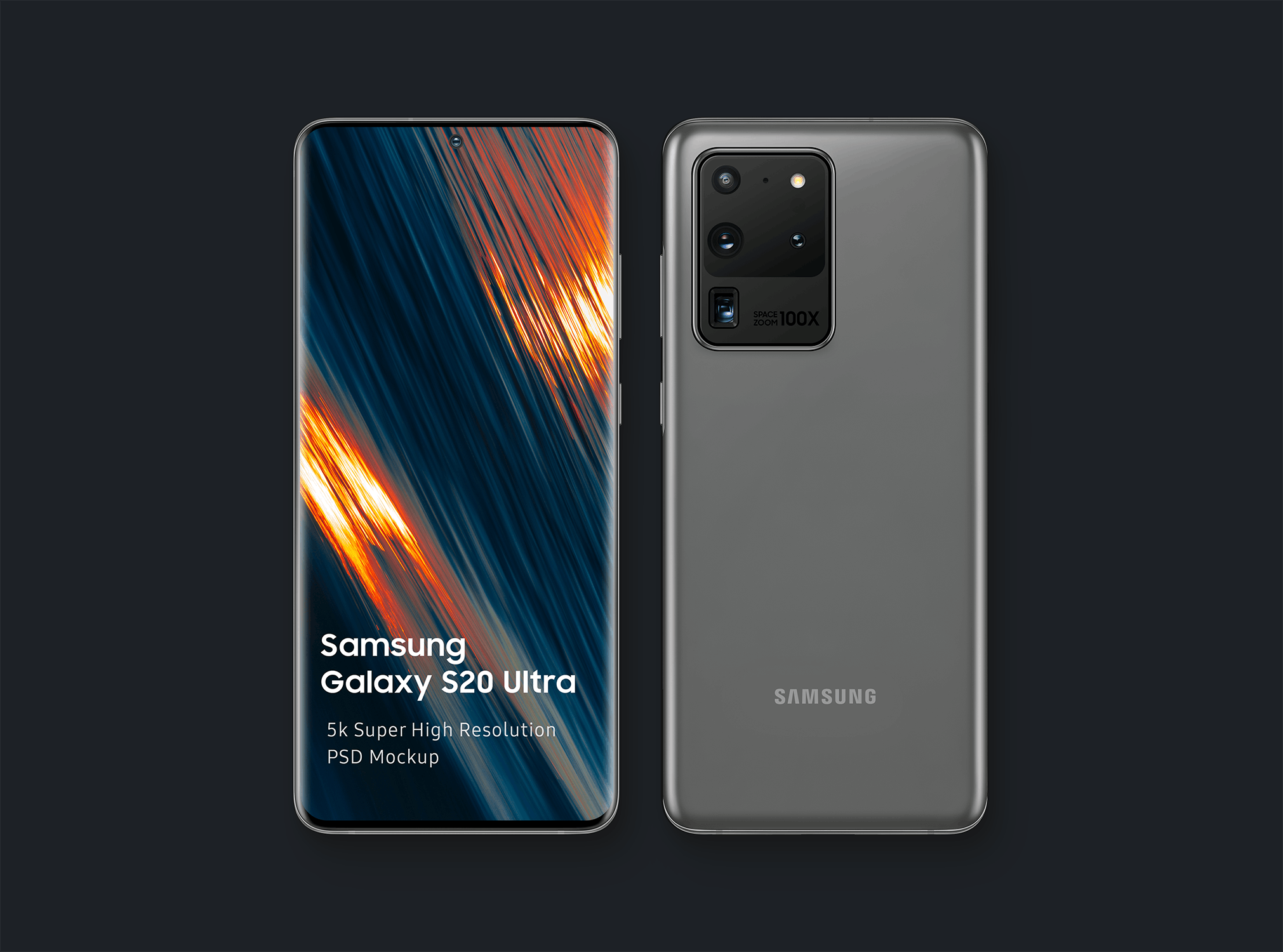 三星智能手机Galaxy S20 Ultra屏幕预览第一素材精选样机模板 Samsung Galaxy S20 Ultra Mockup 1.0插图(7)