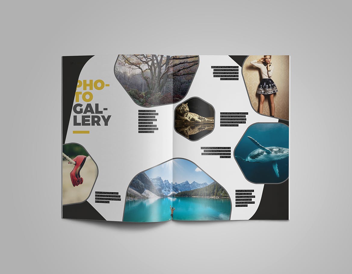 潮流时尚第一素材精选杂志排版设计InDesign模板 InDesign Magazine Template插图(14)