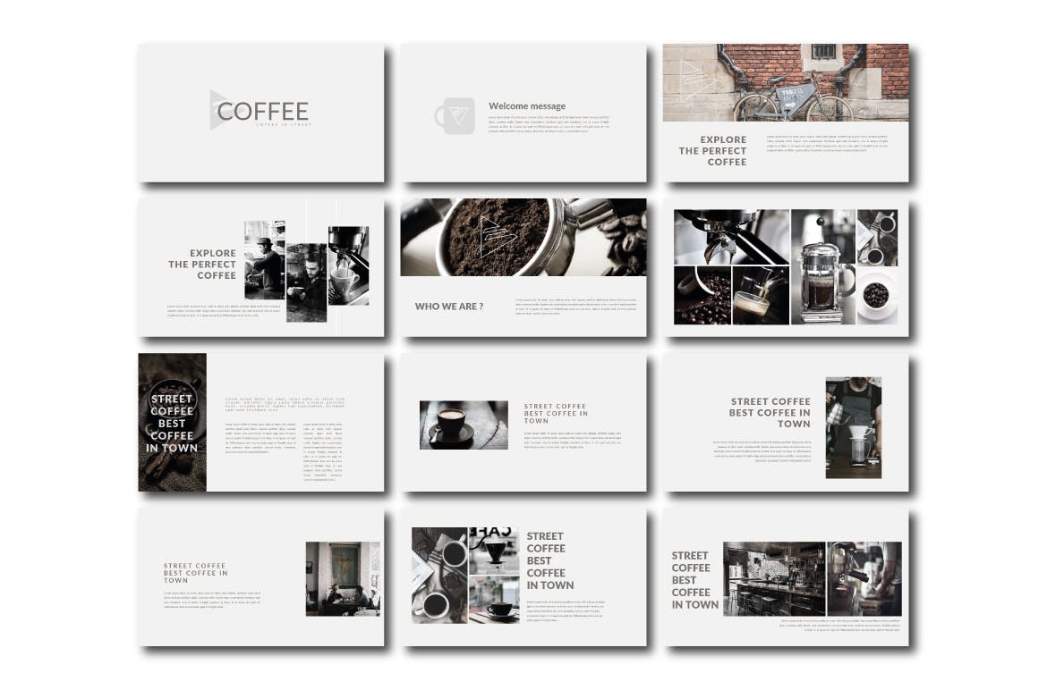 咖啡品牌/咖啡店策划方案第一素材精选PPT模板 Coffee | Powerpoint Template插图(1)