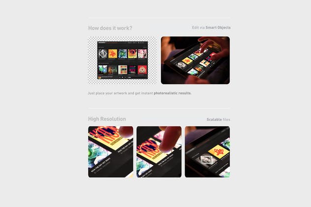 iPad平板电脑响应式设计预览蚂蚁素材精选样机模板 iPad Mobile Design Tablet Mock-Up Bundle插图(4)