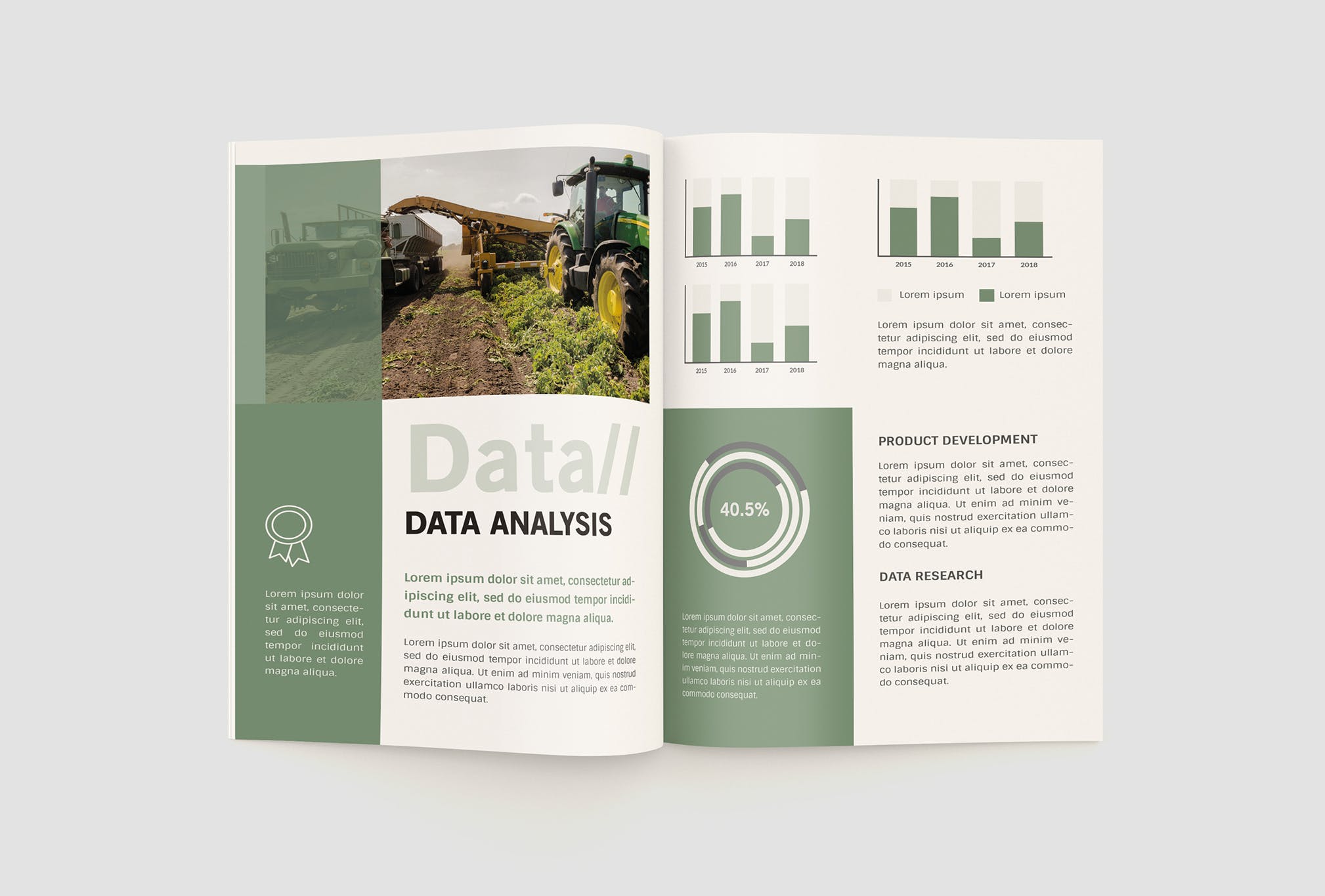 农业绿色食品公司简介企业画册设计模板 Agriculture Company Profile插图(7)