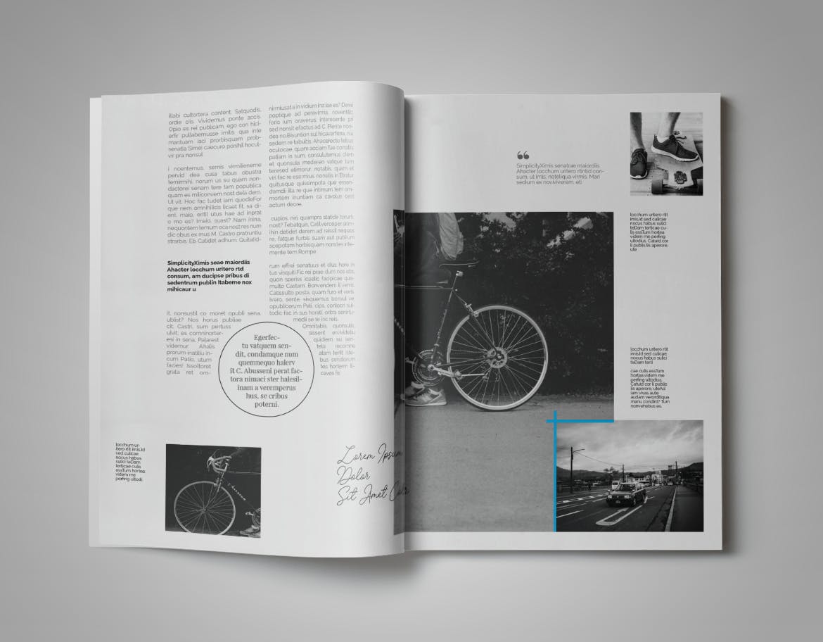现代版式设计时尚蚂蚁素材精选杂志INDD模板 Simplifly | Indesign Magazine Template插图(13)