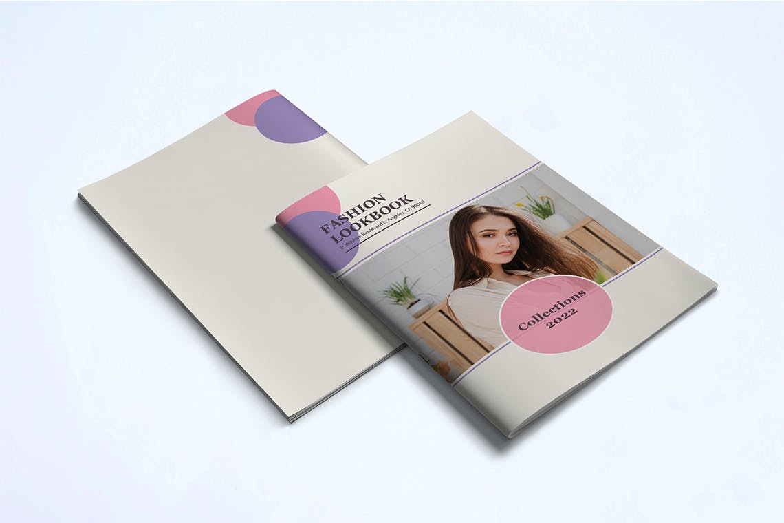 时装订货画册/新品上市产品第一素材精选目录设计模板v3 Fashion Lookbook Template插图(13)