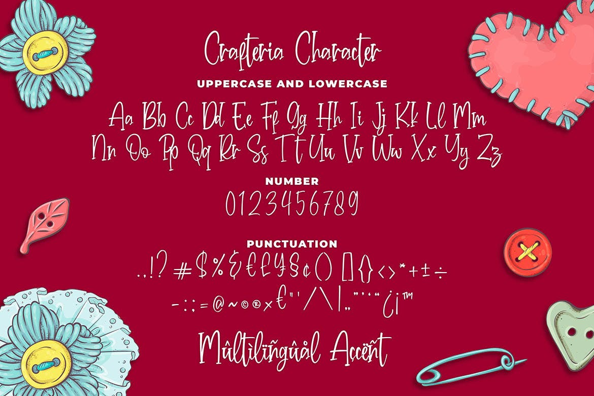 英文书法艺术装饰字体蚂蚁素材精选 Crafteria Script Font插图(4)