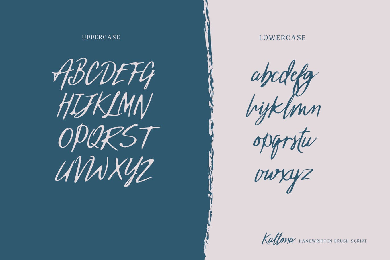 英文画笔书法字体第一素材精选 Kallona – Natural Brush Script font插图(3)