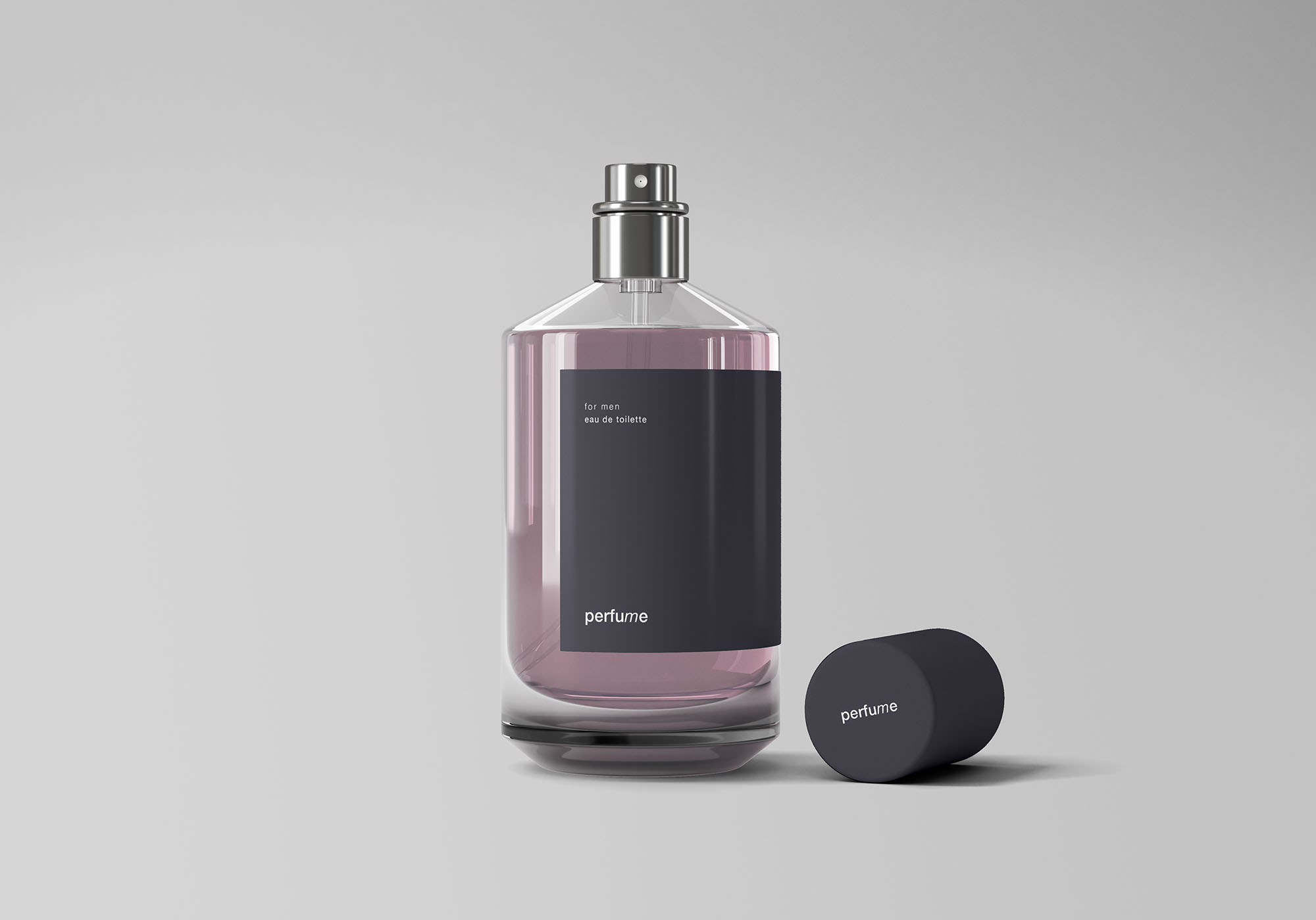 经典香水瓶产品外观设计展示大洋岛精选 Classic Perfume Mockup插图