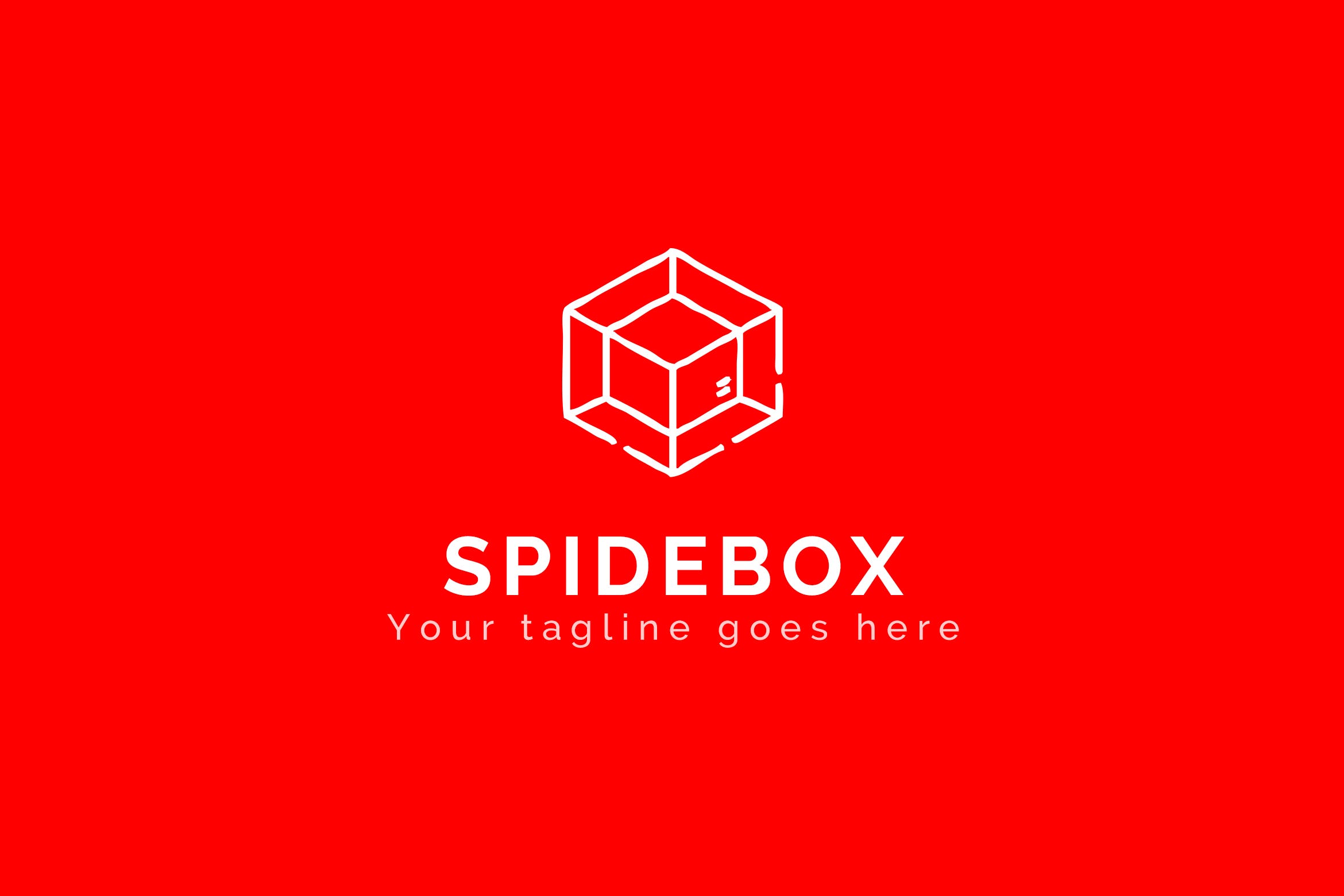 蜘蛛网图形品牌Logo设计第一素材精选模板 Spidebox – Premium Logo Template插图