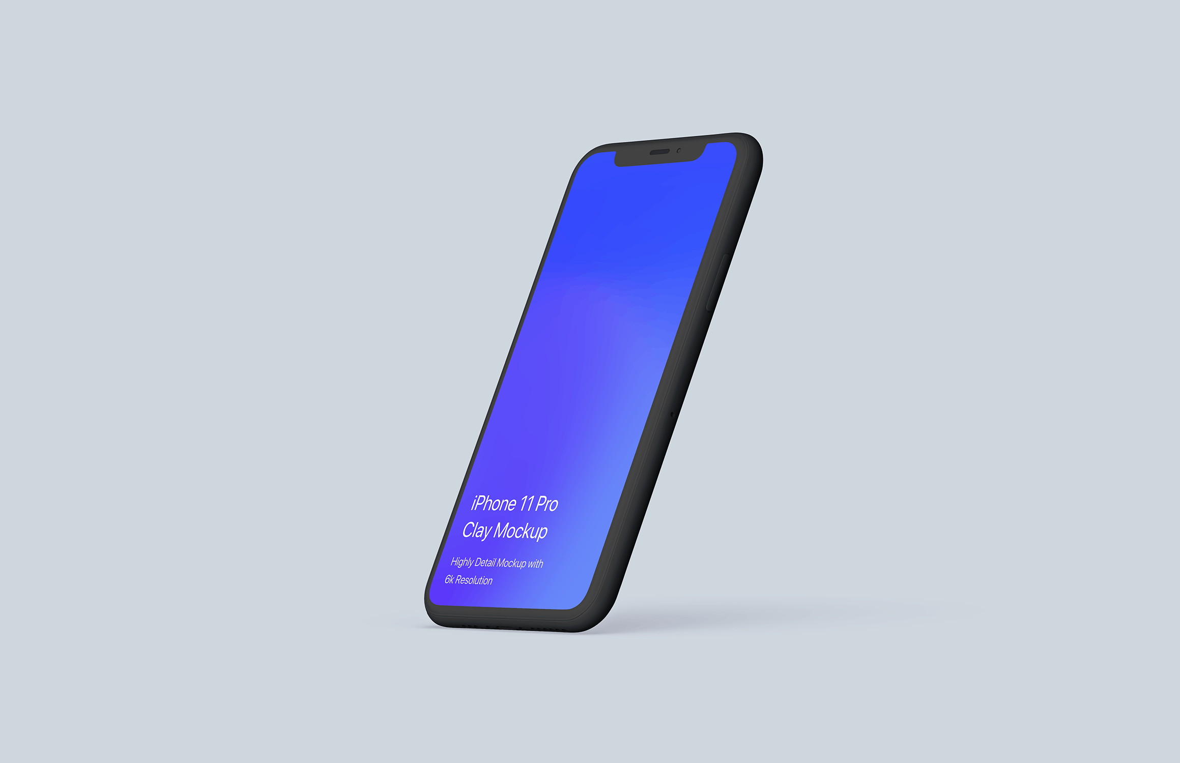 黏土材质iPhone 11 Pro智能手机蚂蚁素材精选样机 Clay iPhone 11 Pro Mockup – Clay Mockup Scenes插图(5)