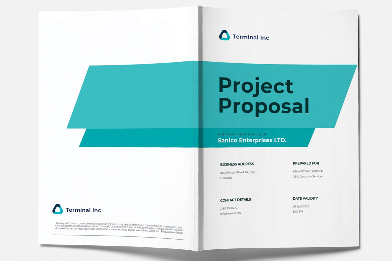 项目提案/项目规划书设计模板 Bussiness Proposal插图(1)